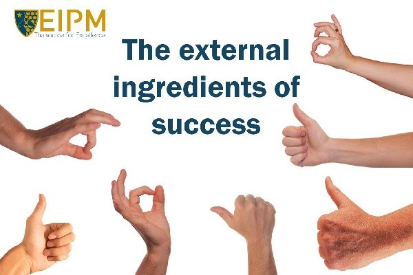 SlideShare cover: The External Ingredients of Success!